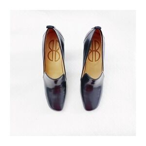 Bill Blass Laverne High Heeled Loafer Navy SZ9